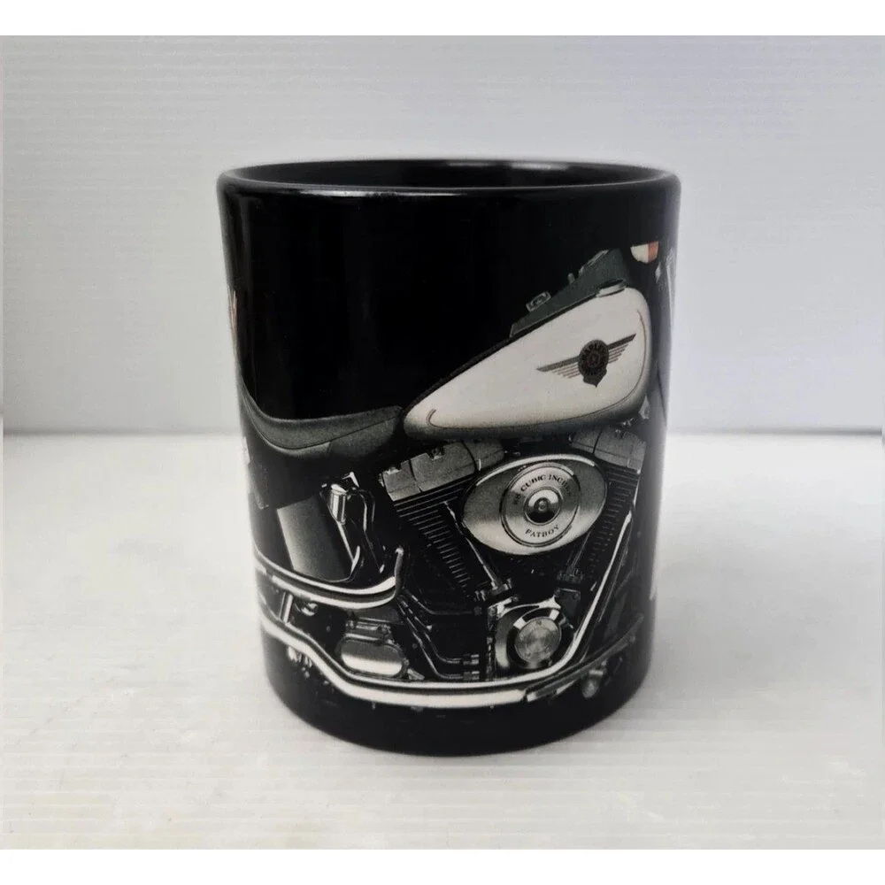 Harley Davidson Fat Boy 2002 Coffee Mug Official Licensed 3D Logo 10oz Vintage